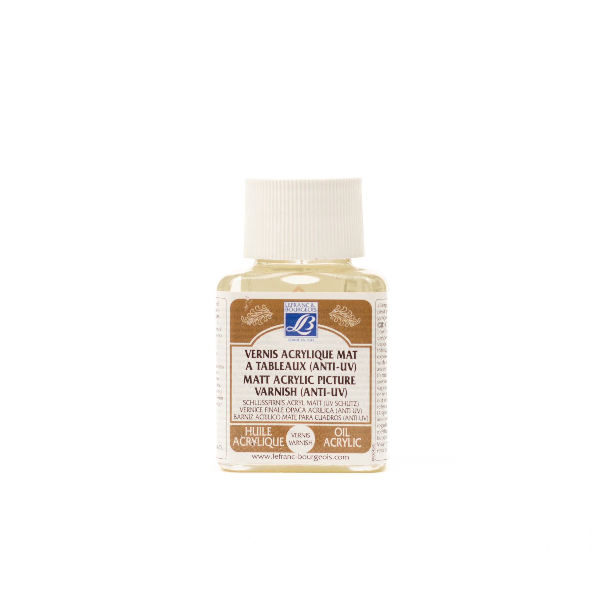Vernis Acrylique Mat a tableaux  LeFranc&Bourgeois 75ml - Colorificio Sarzi Amadè