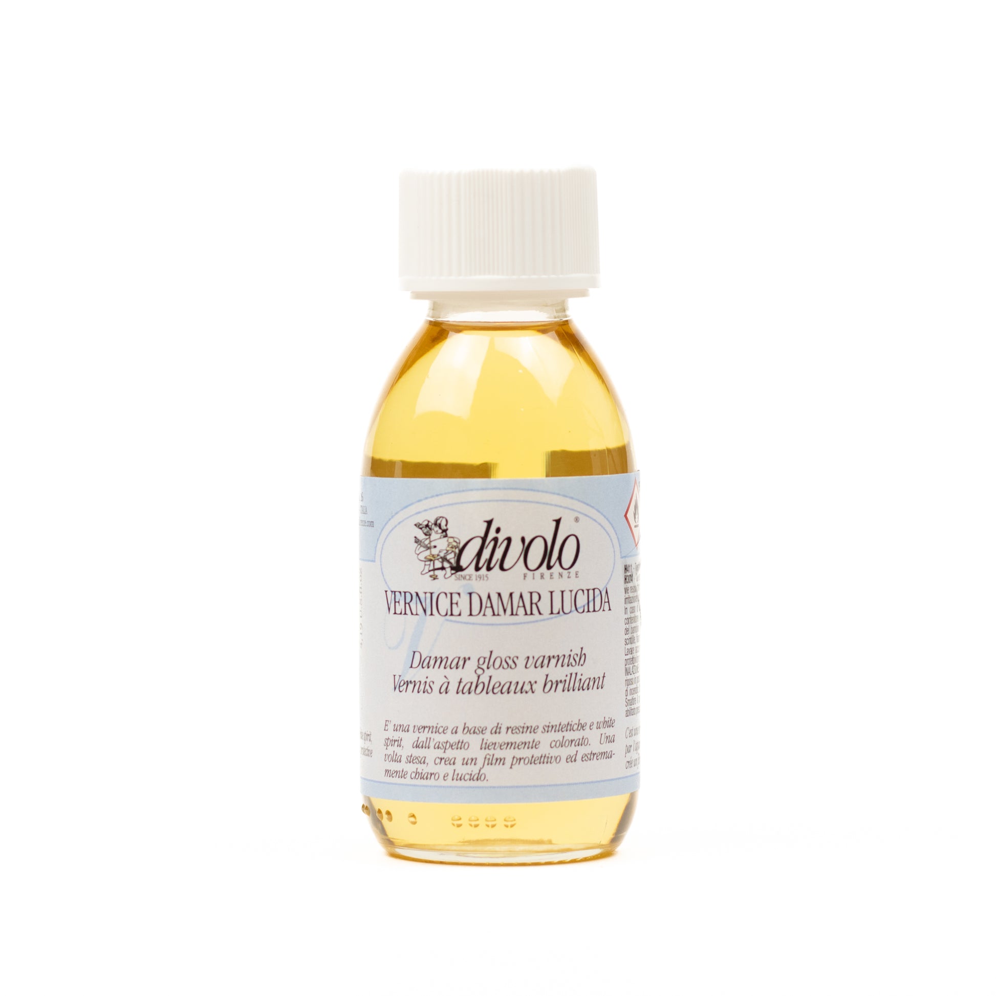 Vernice Damar Lucida Divolo 125ml - Colorificio Sarzi Amadè
