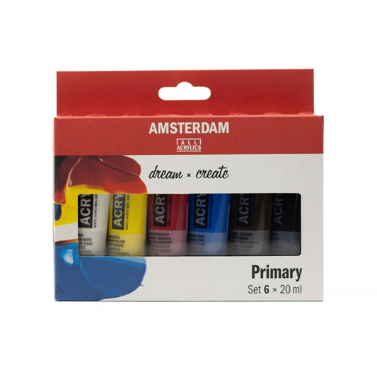 Colori Acrilici Amsterdam Set 6x20ml - Colorificio Sarzi Amadè