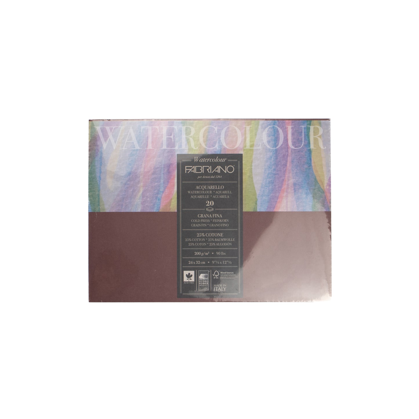 Album Watercolor Fabriano 25% cotone - Colorificio Sarzi Amadè